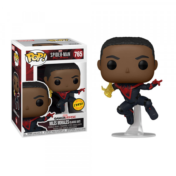 Funko POP! Marvel Spider-Man Miles Morales: Miles Morales (Classic Suit) (Chase Limited Edition)